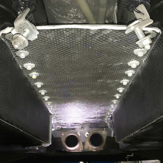 DEI Chevy Corvette C6 Transmission Tunnel Side Shield - 4pc