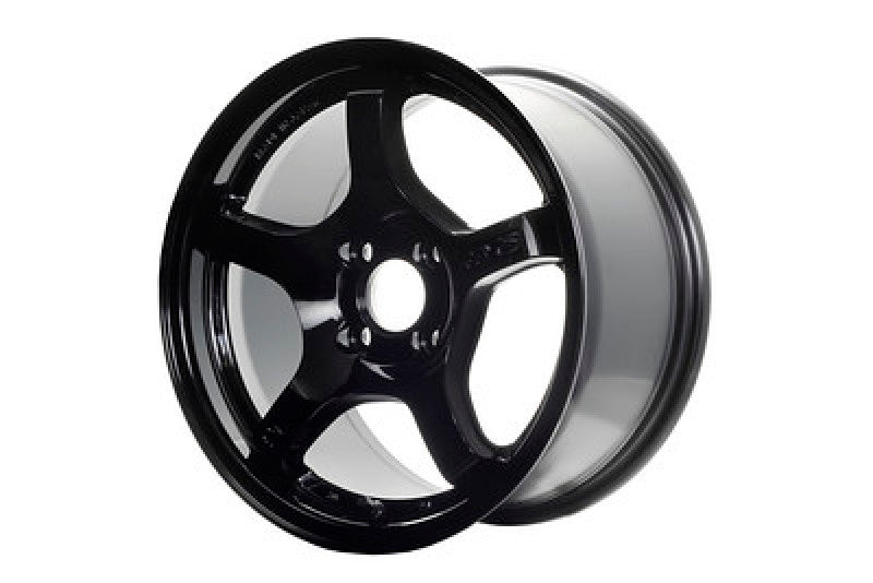 Gram Lights 57CR 18x8.5 +37 5x108 Glossy Black Wheel