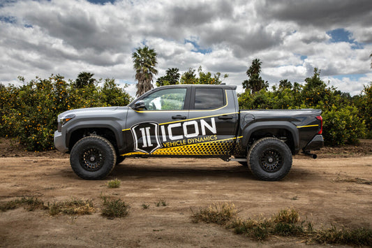 ICON 2024+ Toyota Tacoma 1.25in-3in Stage 6 Suspension System Tubular w/ Triple Rate Spring