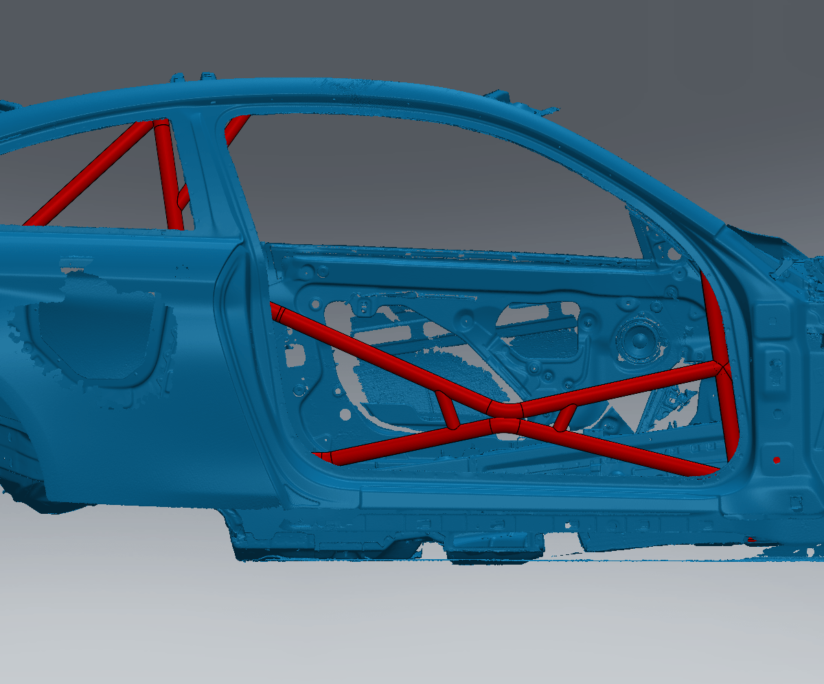 F82 FD Spec X Door Bar Roll Cage Kit — view 2
