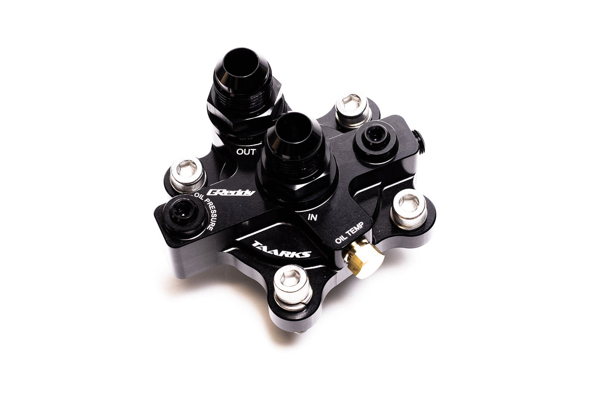 GReddy RB26 OIL BLOCK ADAPTER BOLT-ON GPP X TAARKS