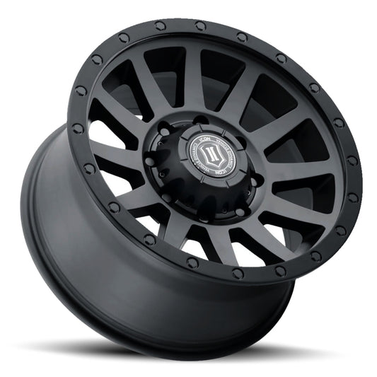 ICON Compression HD 18x9 / 8x180 / 12 mm / 5.5in BS Double Black Wheel