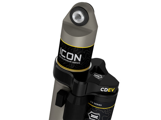 ICON 2021+ Ford F150 2WD 0-1in Lift Rear V.S. 2.5 Alum. Series Shocks Piggyback Res. w/ CDEV - Pair