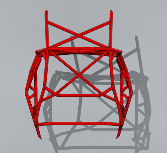 Porsche 986 Boxster Road Race Spec Roll Cage Kit — view 2