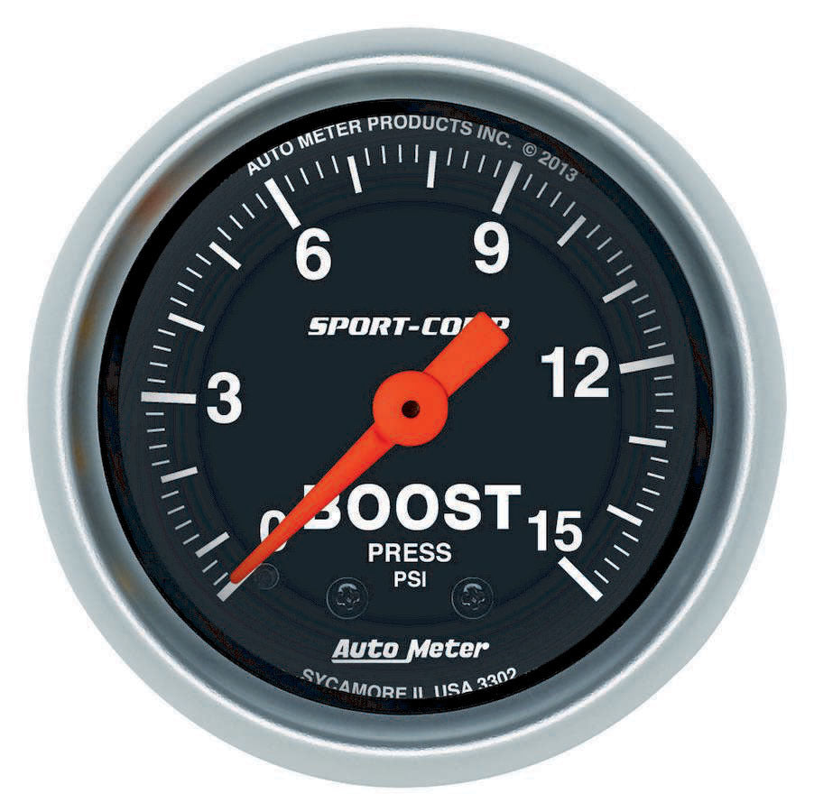 2-1/16 S/C Boost Gauge 0-15 PSI