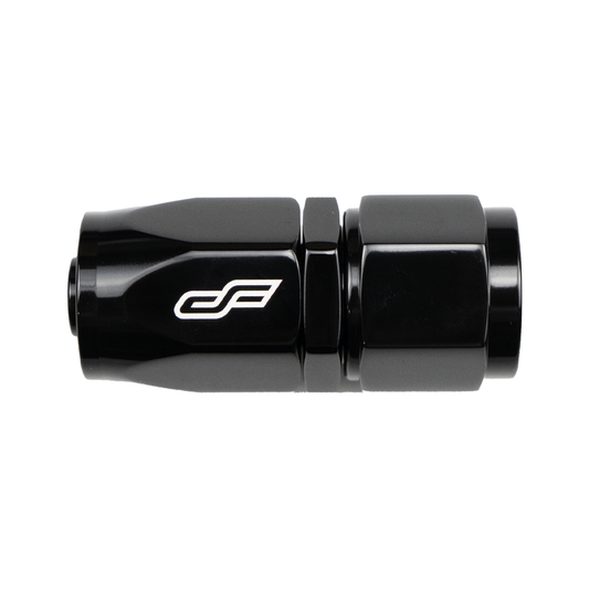 Black Straight Female Hose End