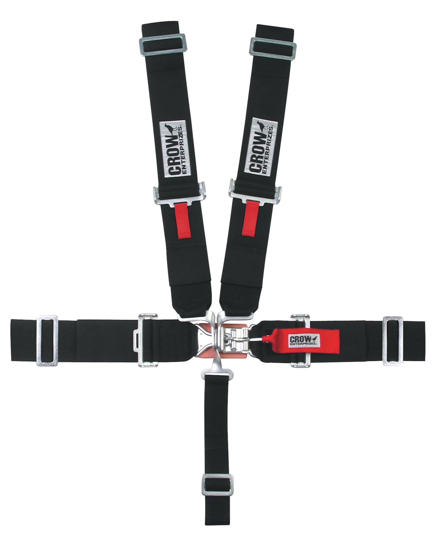 5-Pt Harness Small Latch Blk Wrap Around Pull Dow
