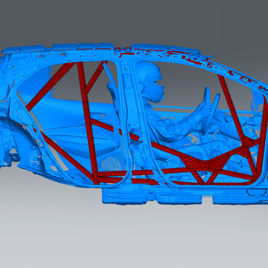 GR Corolla Rally Spec Roll Cage Kit — view 2