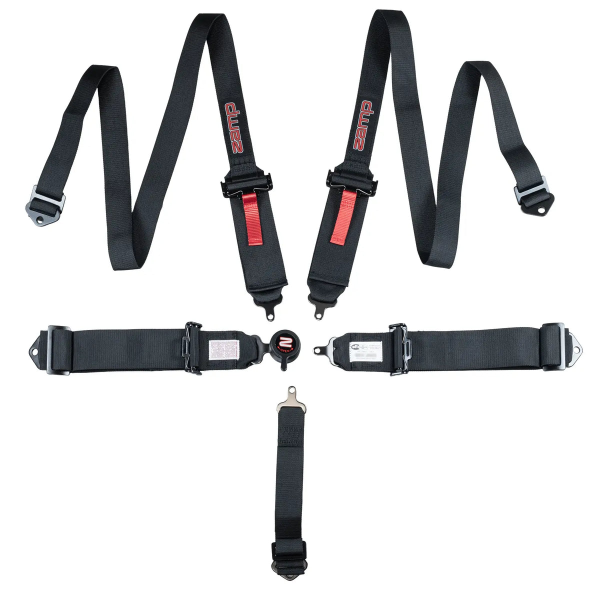 Zamp 3"/2" 5-point Pull Down Camlock SFI Seat Harness