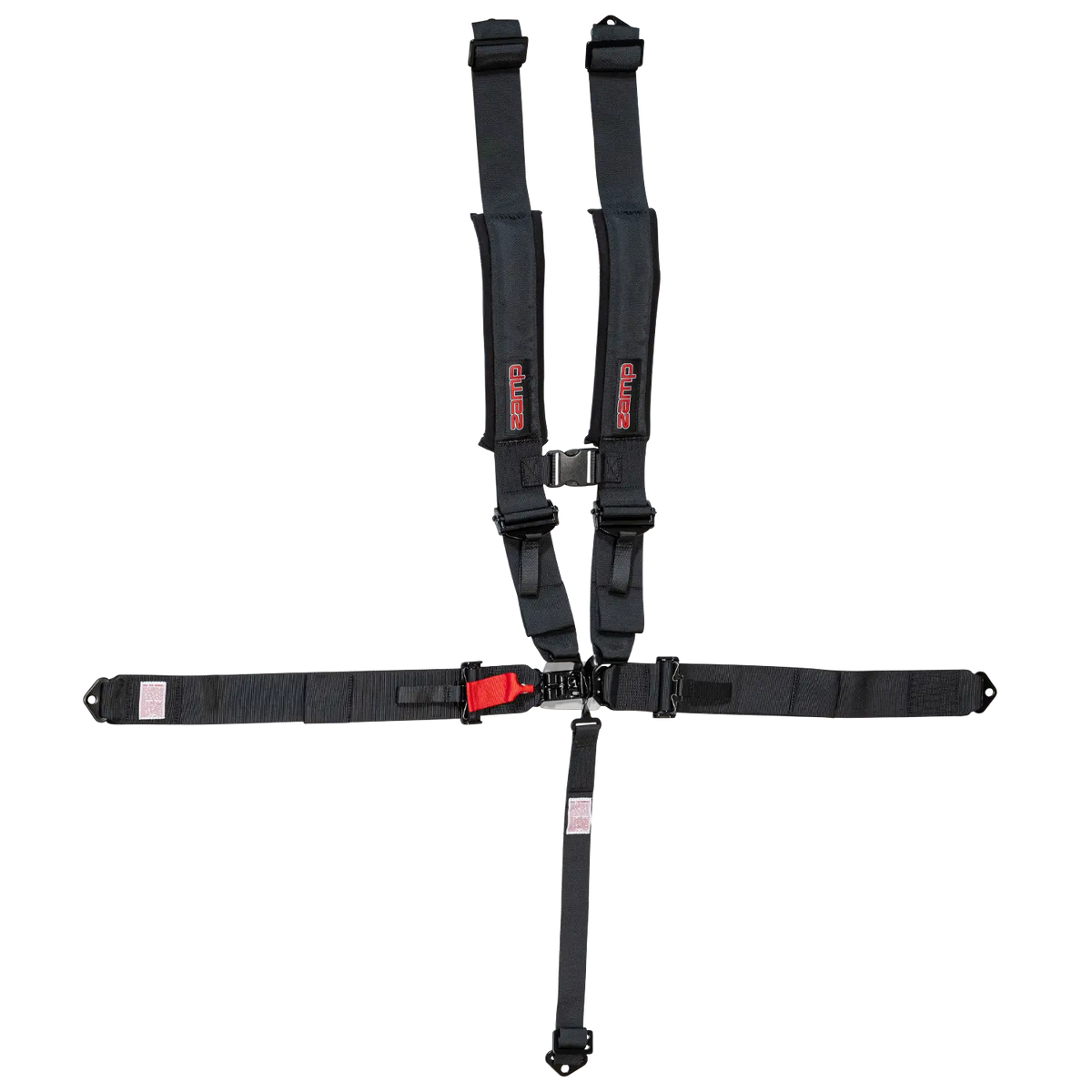 Zamp UTV 5-point Pull Down Seat Harness Black