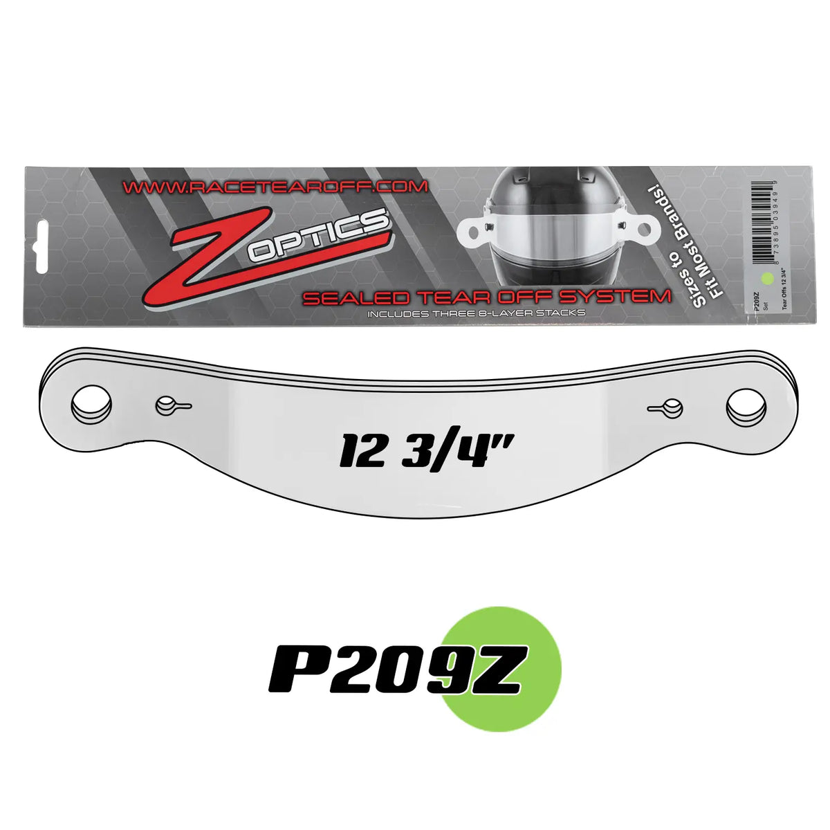 Zamp Z Optics P209Z sealed tear offs