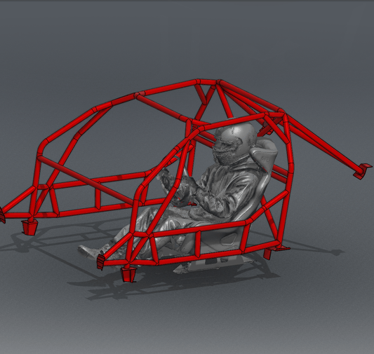 S15 FD Spec Roll Cage Kit — view 2
