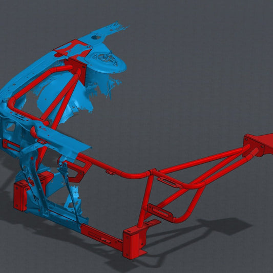 S13 Tube Front and Lower Rad Support — view 2