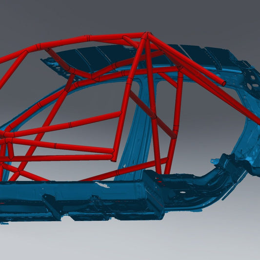 FK8 Civic Type R Road Race Spec Roll Cage Kit — view 2
