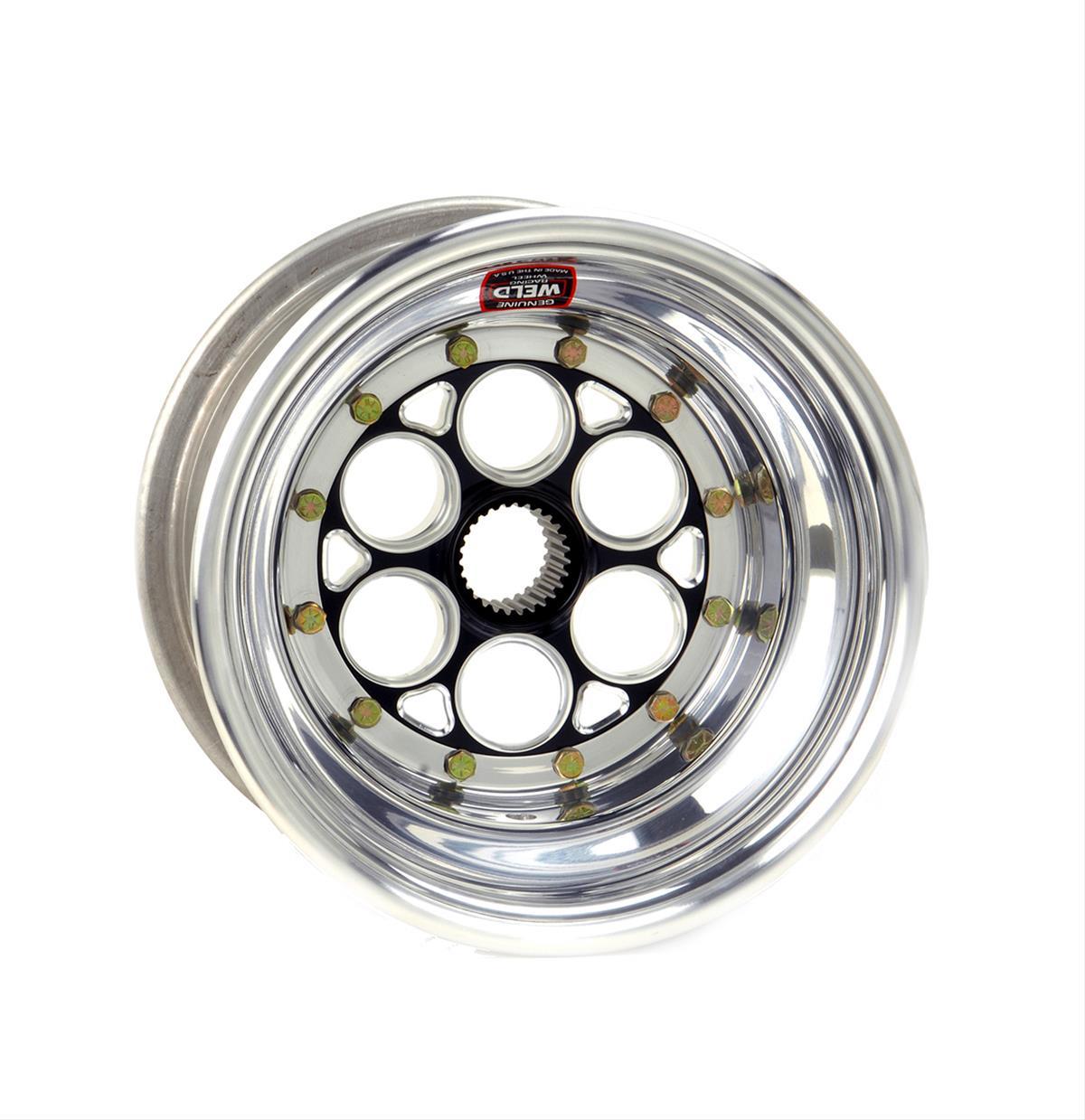 15x15 Blk Magnum Sprint Wheel 6in BS - DB