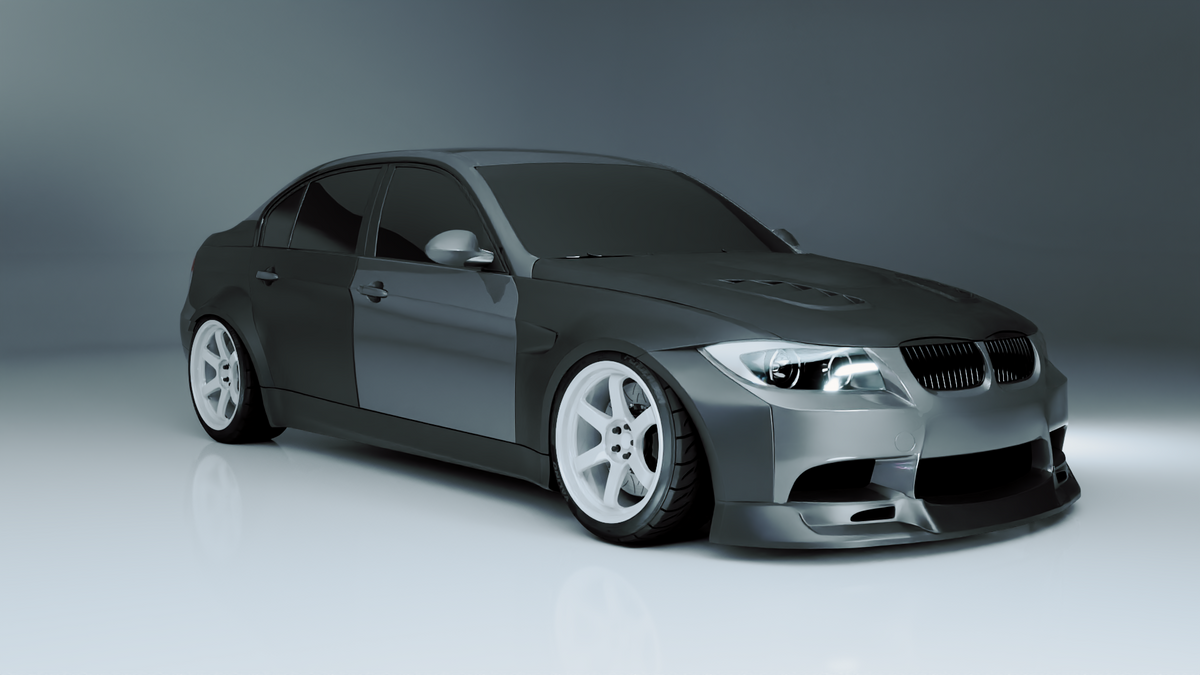Big Duck Club BMW E90 Wide Body Kit - manufacturer product example