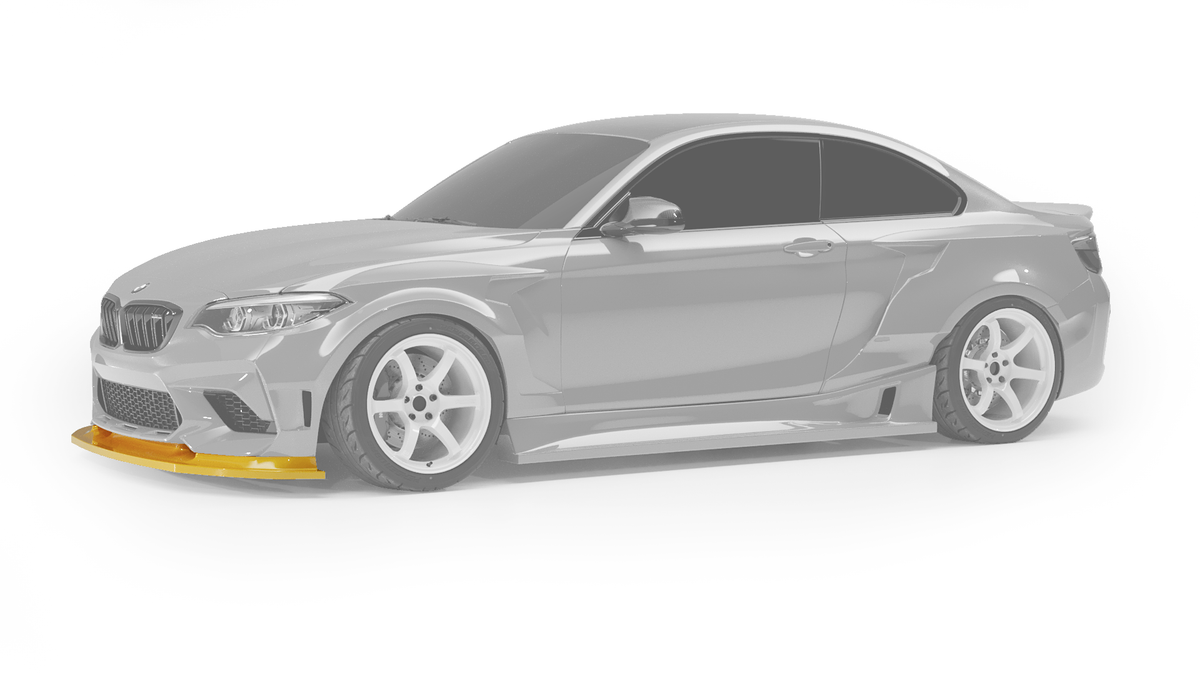 Big Duck Club BMW F87 Front Lip - manufacturer product example