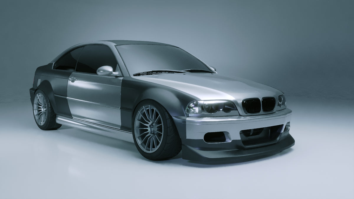 Big Duck Club BMW E46 Coupe Overfenders (+60mm) - manufacturer product example