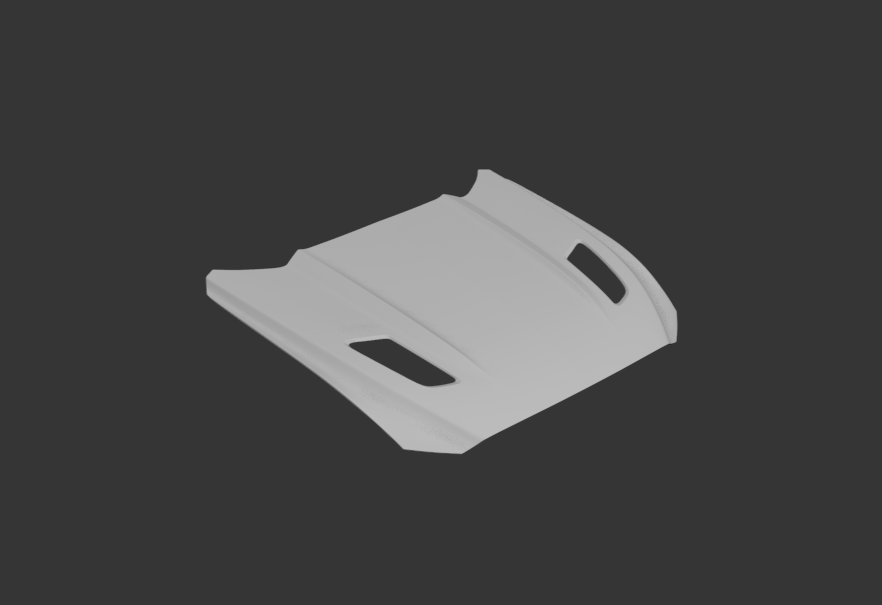 Big Duck Club S550 Mustang - Hood Skin - manufacturer product example