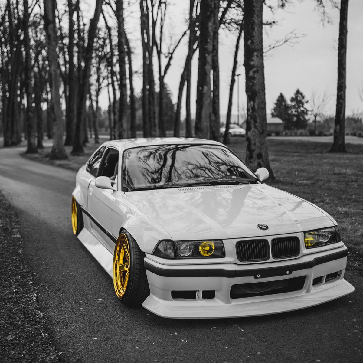 Big Duck Club SBR x BDC E36 Front Lip - manufacturer product example