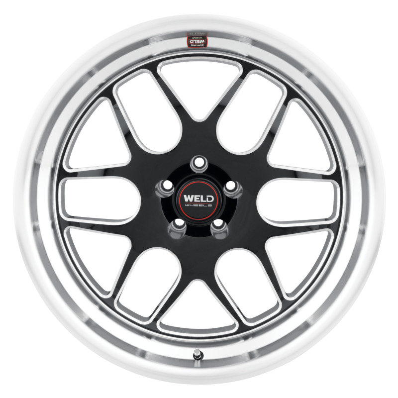 Weld Racing Solana 20x9 / 5x114.3 BP / ET42 / 6.1 BS Gloss BLK MIL DIA 72.56
