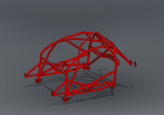 MKV A90 Supra Road Race Spec Roll Cage Kit — view 2