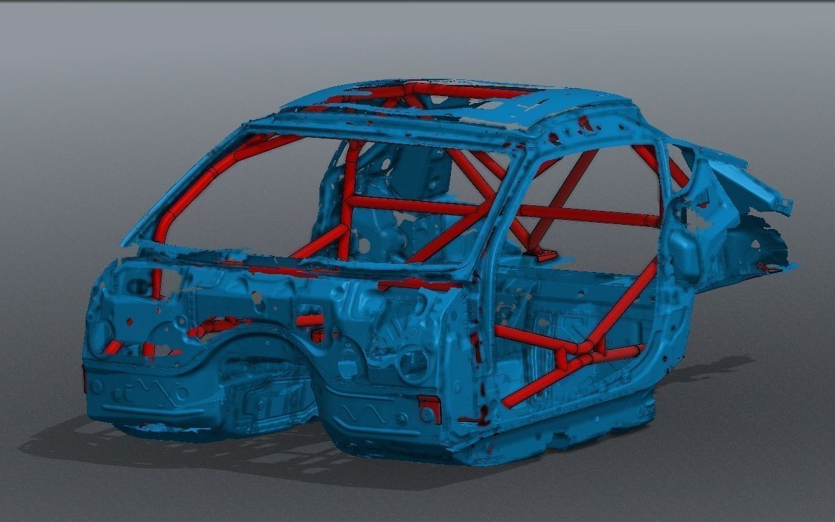 CageKits A90 Supra FD Spec Roll Cage Kit manufacturer illustration; selected configuration may differ