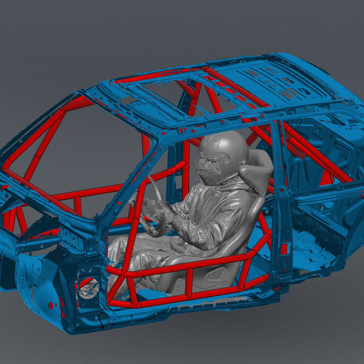 CageKits E30 Coupe FD Spec Roll Cage Kit manufacturer illustration; selected configuration may differ