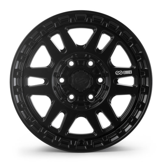 Enkei Trail-Tracker 20x9 / 6x139.7 BP / ET39 / 106.1mm Bore - Matte Black Wheel