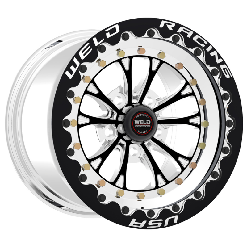 Weld Vitesse 17x10 / 5x120 BP / 7.2in. BS Black Wheel High Pad - Black SBL