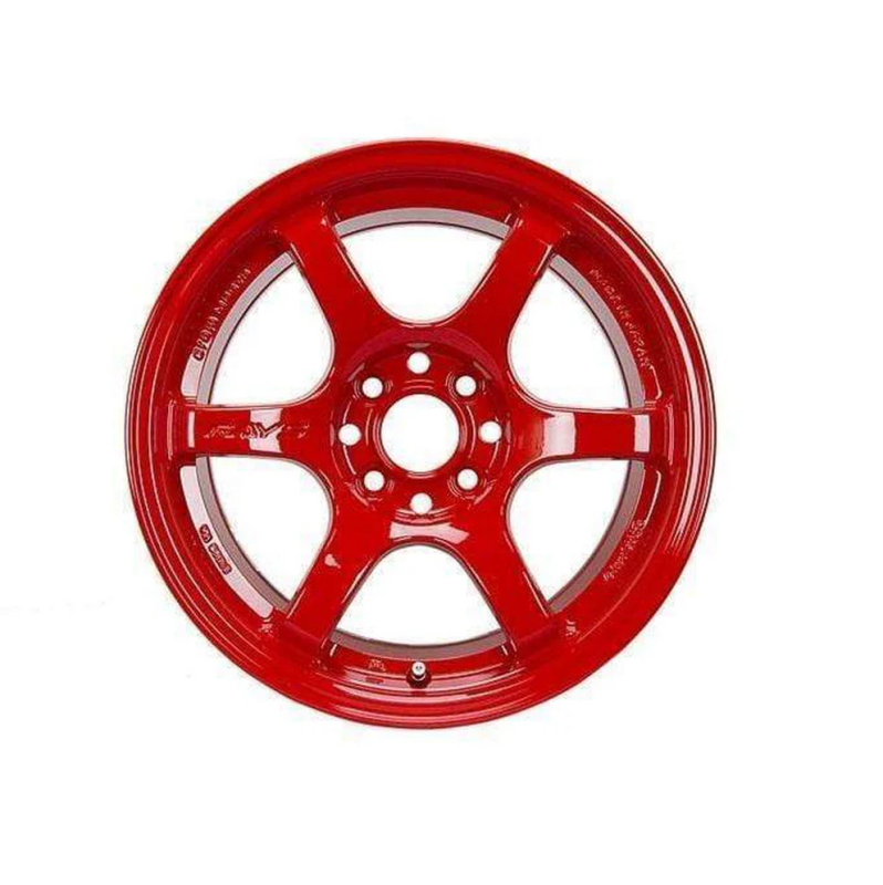 Gram Lights 57DR 15x8.0 +35 5x114.3 Red Wheel