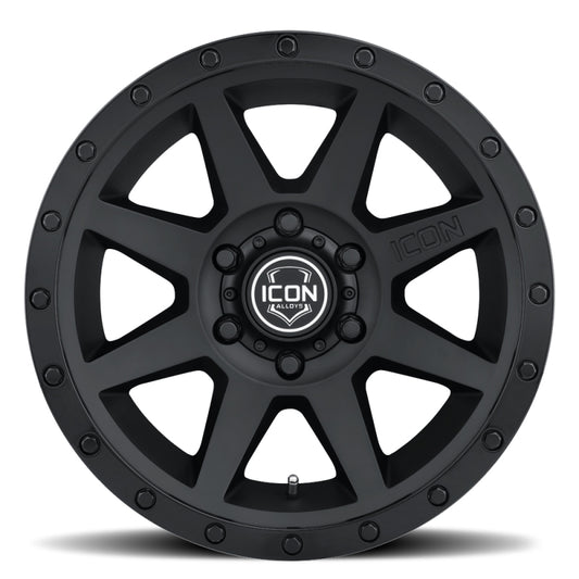 ICON Rebound 20x9 / 5x5 / -12mm / 4.5in BS Double Black Wheel