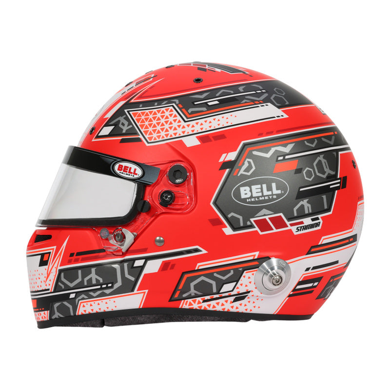 Bell Helmet Rs7 Stamina Anthracite/Red (Hans) 59(7 3/8) Fia8859-2024/Sa2025