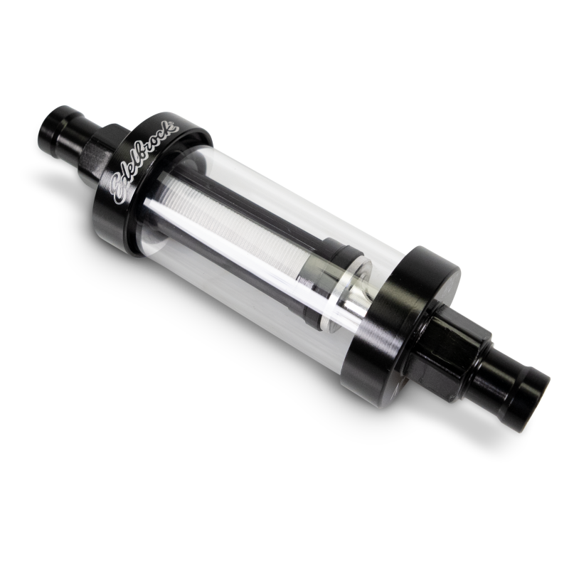 Edelbrock 3/8in i.d. Hose Clear View Fuel Filter