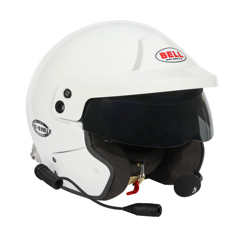 Bell Helmet Mag-10 Rally Sport White (Hans) Lrg(60-61) Fia8859-2024