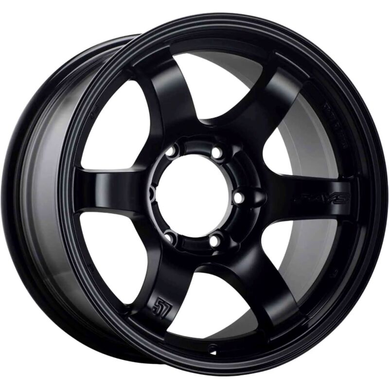 Gram Lights 57DR-X 18X9.0 +00 6x139.7 Semi Gloss Black