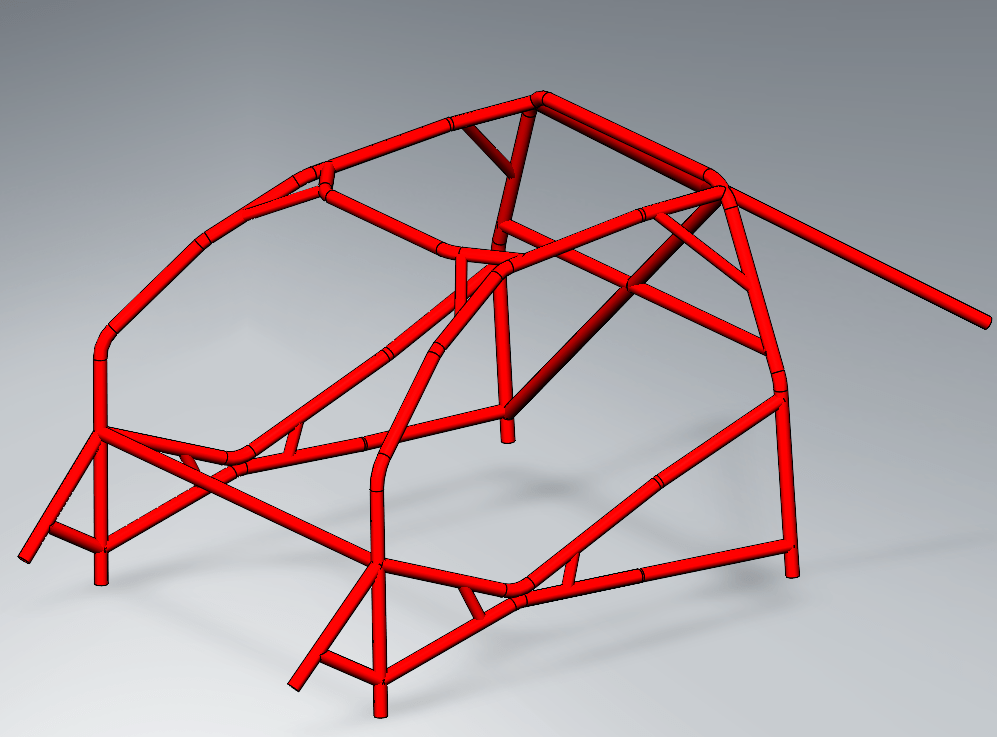Infiniti M45 Sedan FD Spec Roll Cage Kit — view 2