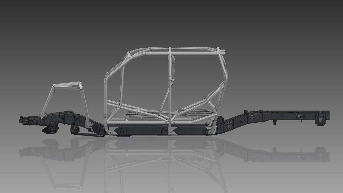 Izzy Fab 1999–2006 GM 1500 Engine Cage Weld-It-Yourself Kit — manufacturer product gallery