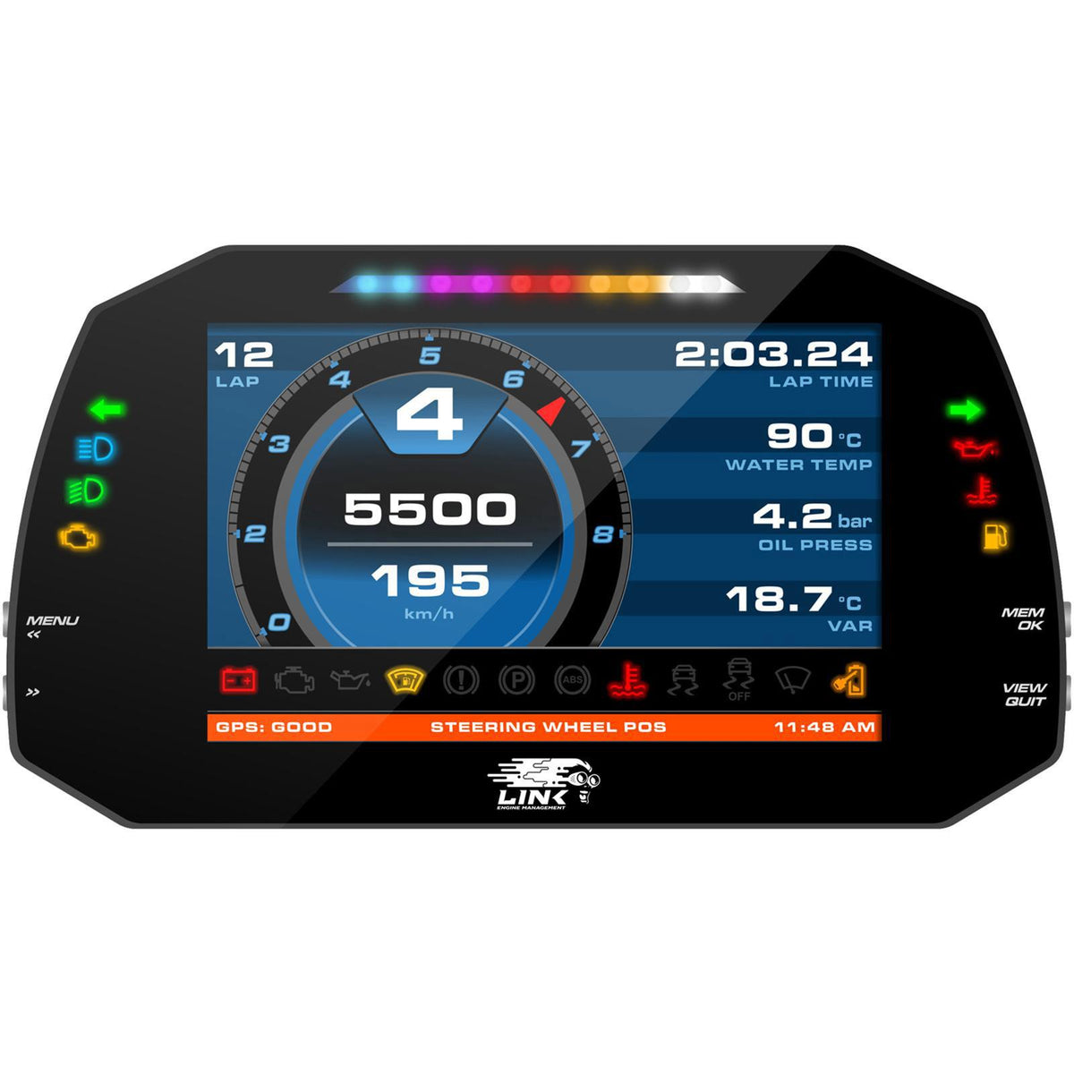 Link ECU LINK MXG Strada 7-inch Dash - Street Edition — SKU 100-0172