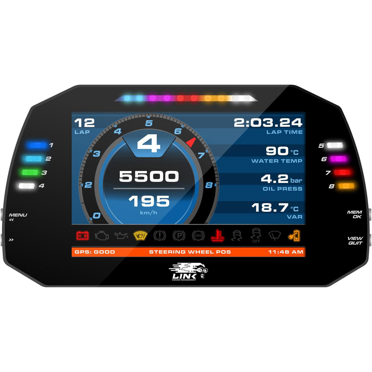 Link ECU LINK MXG Strada 7-inch Dash - Race Edition — SKU 100-0173