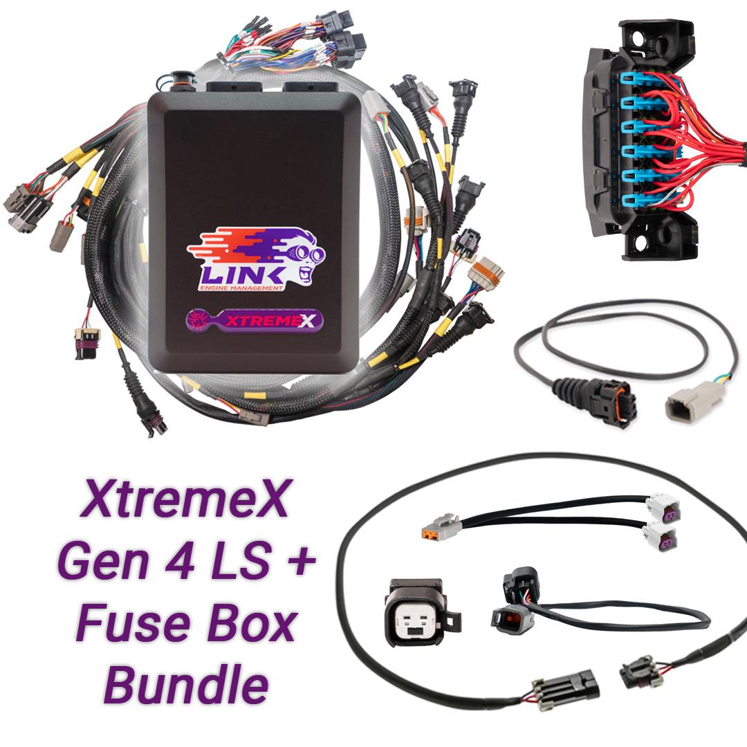 Link ECU Gen4 LS Drive-By-Wire & Fuse Box Bundle: G4X XtremeX ECU + LS Engine Harness bundle — SKU 109-9025B