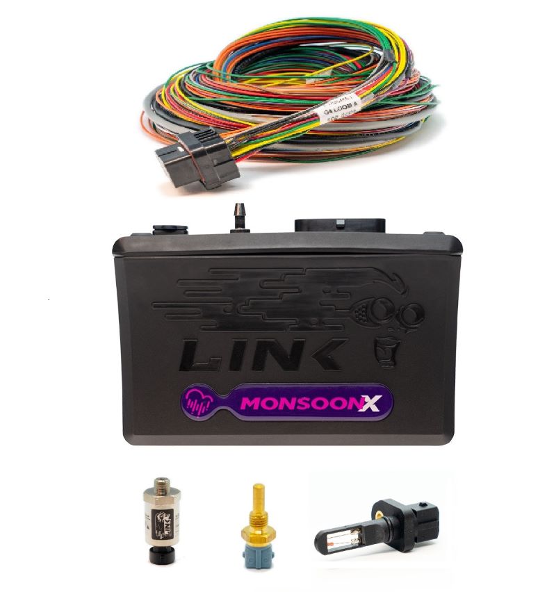 Link ECU G4X Monsoon Wire-In Bundle - ECU + Loom + Sensors — SKU 127-9800B