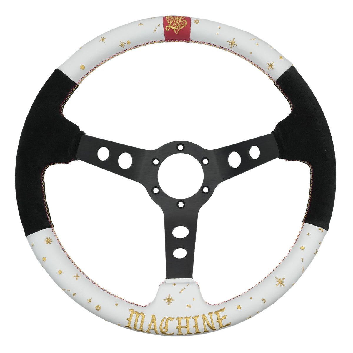 COLLABORATION STEERING WHEEL RYAN LITTERAL BLACK/WHITE