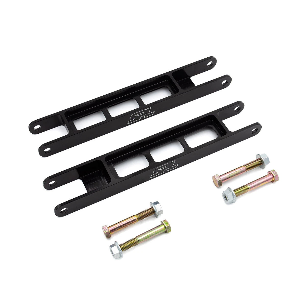 SPL Parts BMW E8X/E9X Rear Lower Trailing Arms - Anodized Black
