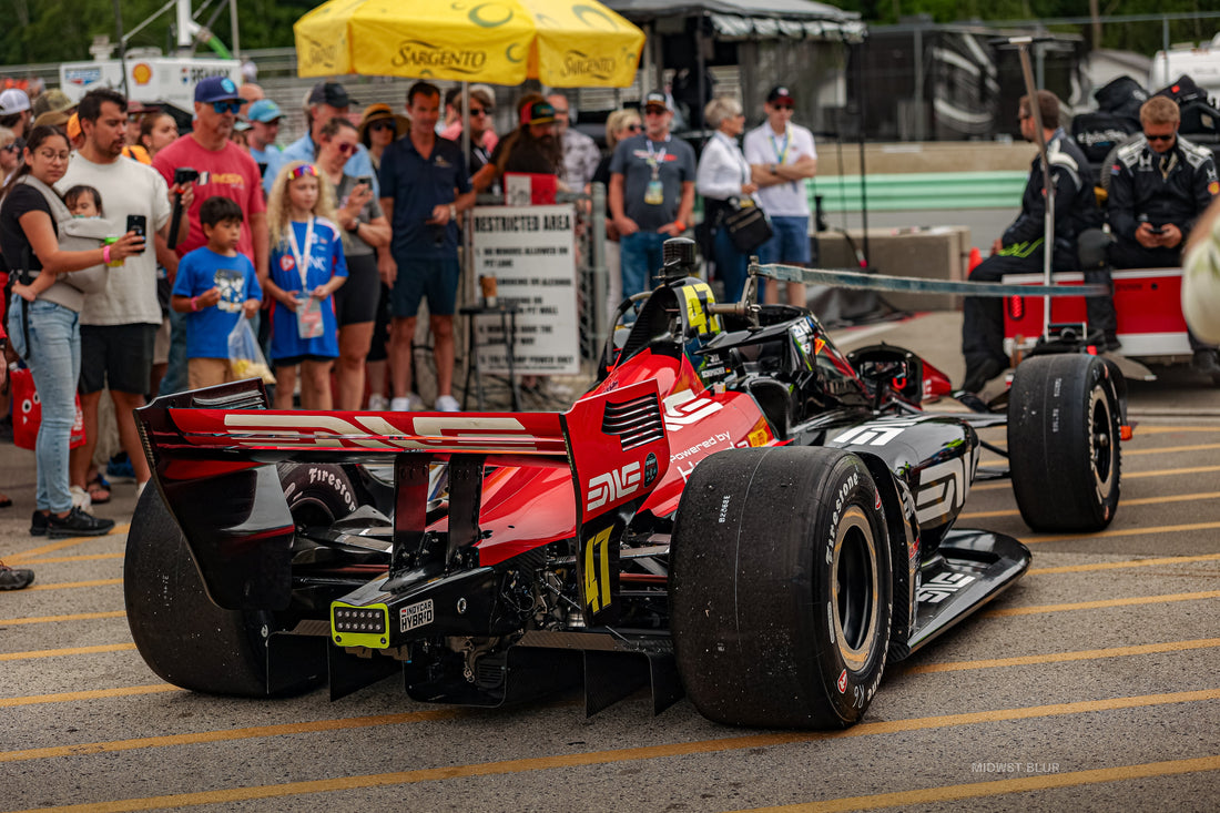 Representative current-season image: Road America paddock during the 2026 IndyCar weekend