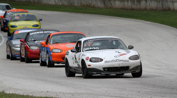 Archive SCCA Spec Miata field racing at Road America