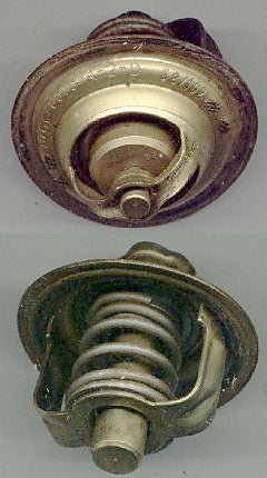 Automotive engine coolant thermostat