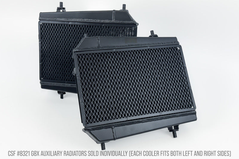 CSF BMW G8X M3/M4/M2 High-Performance Auxiliary Radiator - Single Radiator