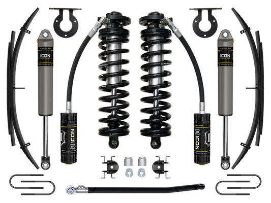 ICON 08-10 Ford F250/F350 2.5-3in Stage 2 Coilover Conversion System w/ Expansion Pack