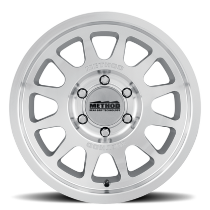 Method MR703 Bead Grip 18x9 12mm Offset 6x5.5 106.25mm CB - Machined Clear Coat